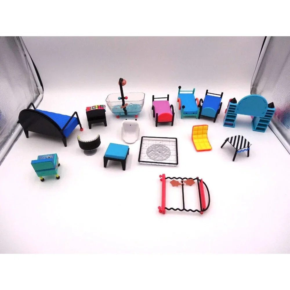 LOL Surprise OMG Doll‎ House Furniture Bathtub Bunk Beds Vanity Sofa Arcade More